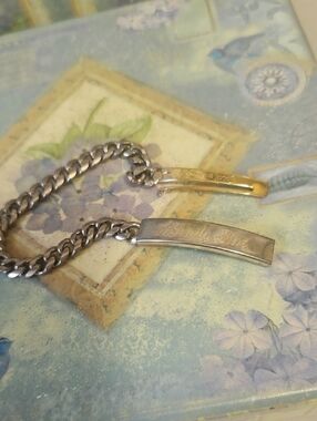 Speidel Gold Elecytoplate ID Bracelet Vintage